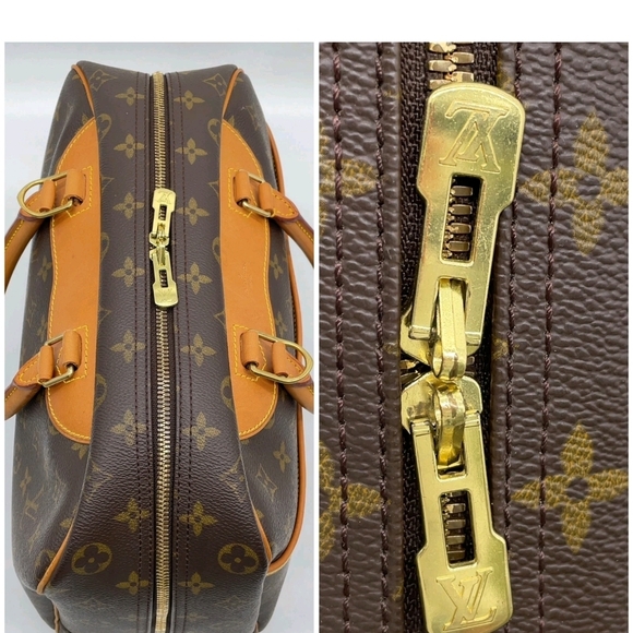 Auth Louis Vuitton Monogram Deauville Handbag W/DustBag - Picture 13 of 16